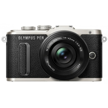 Цифр. фотокамера OLYMPUS E-PL8 14-42mm PANCAKE ZOOM KIT BLACK